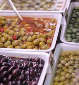 Assorted olives