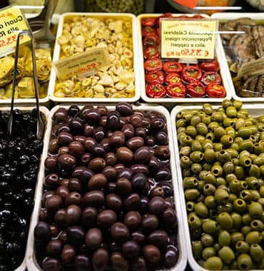 Assorted olives