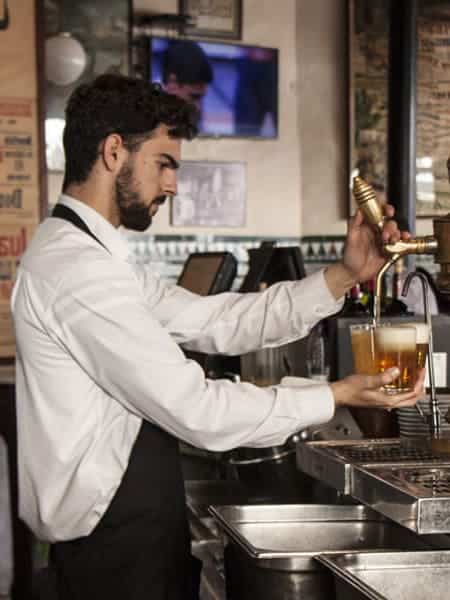 Local beer bartender mobile