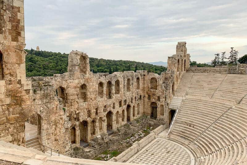 One of the ancient theaters on the Acropolis