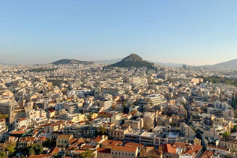 A view from the Acropolis