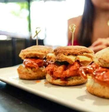 Fried chicken sandwich