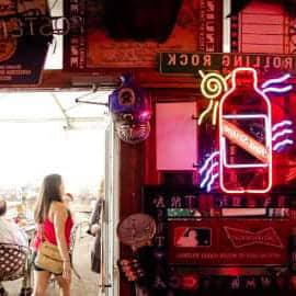 Neon beer sign