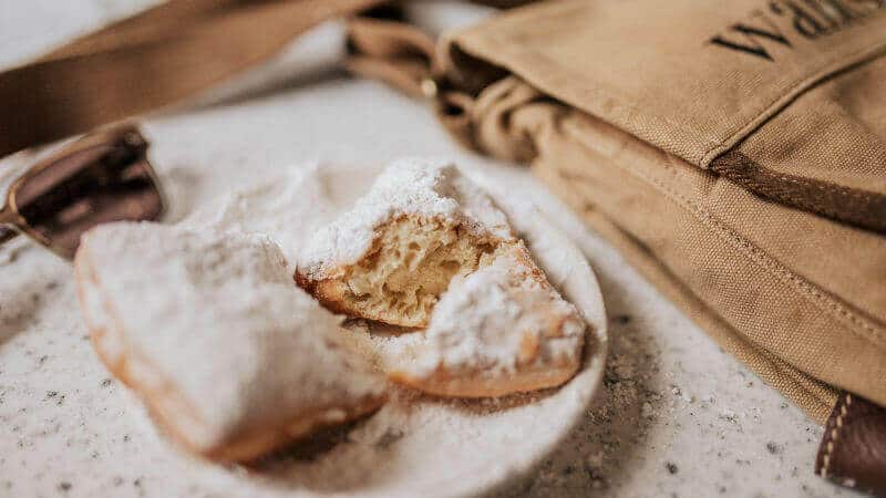 Beignets from the world famous Cafe du Monde are included