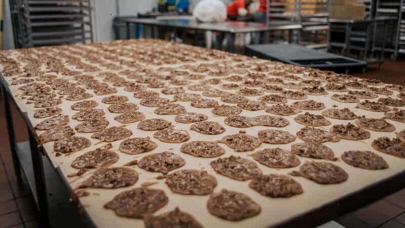 Each praline is handmade to perfection