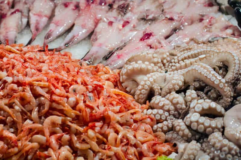 Seafood doesn't get fresher than what you can find in Rialto market