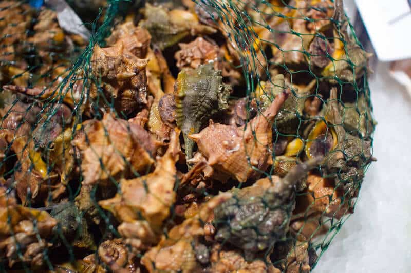 The variety of seafood in Venice is staggering