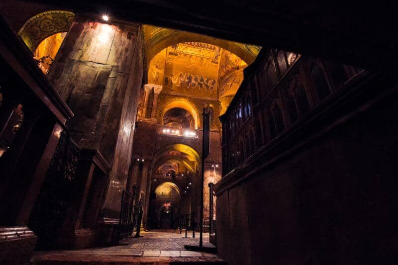 Alone in St Mark's Basilica, Venice